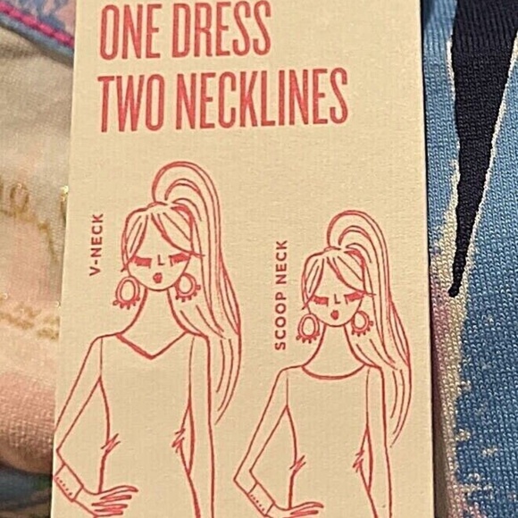 New Lilly Pulitzer Kaisley Dual Neck Dress in Pink Cockatoo Size Small - Picture 4 of 5